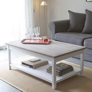 Table basse en bois pin