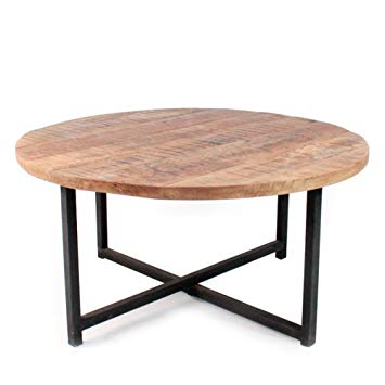 Table basse ronde en bois amazon