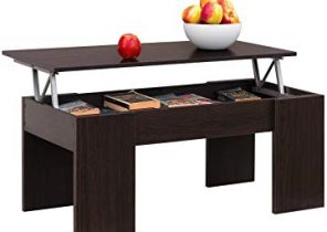 Table basse en bois avec double plateau et 1 niche longueur 110 cm javanie