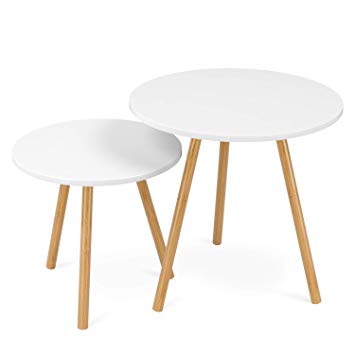 Lot de 2 table basse scandinave