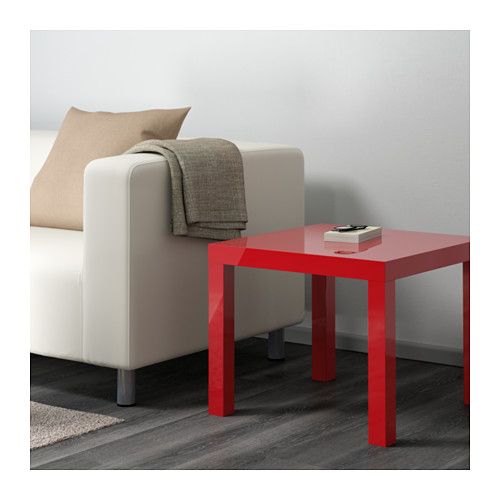 Table basse ikea rouge