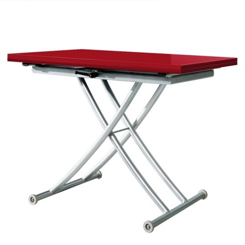 Table basse relevable ilona bois vintage
