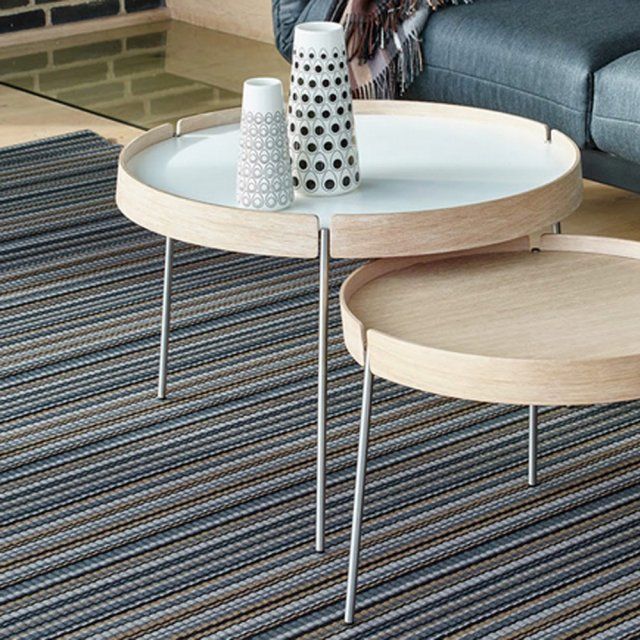 Table basse gigogne pastel