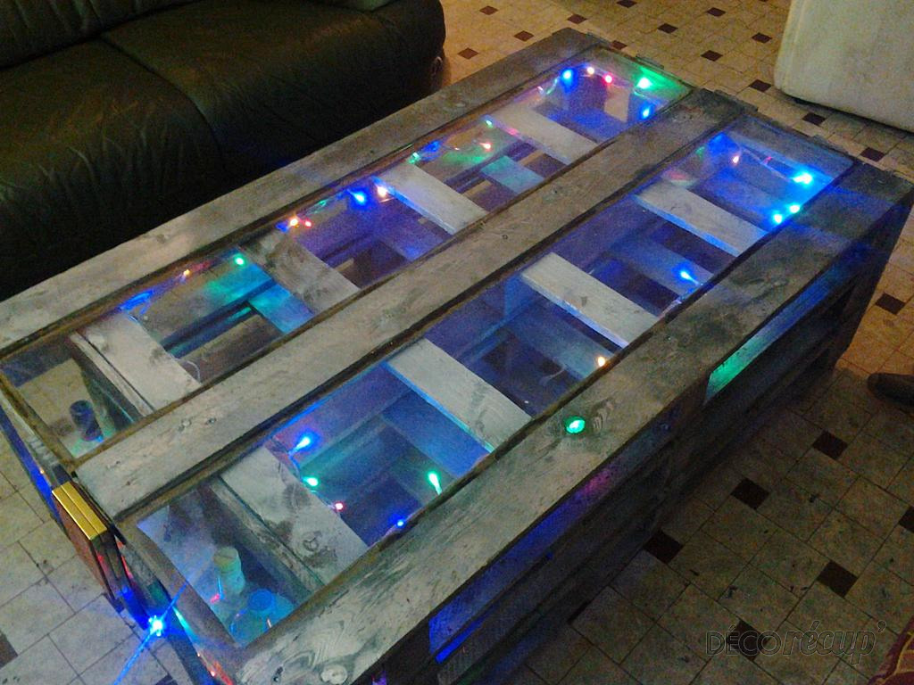 Table basse bar palette