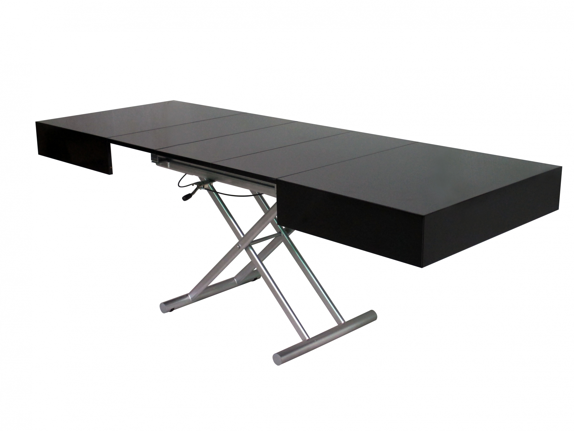 Table basse relevable extensible chene