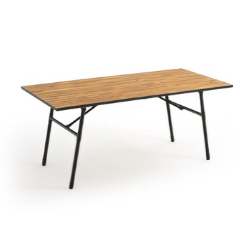 Petite table basse en bois exterieure