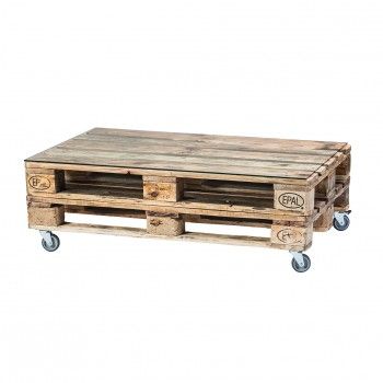 Table basse palette nature