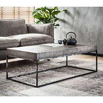 Table basse bois massif 120 cm