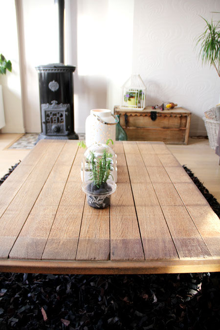 Planche bois table basse