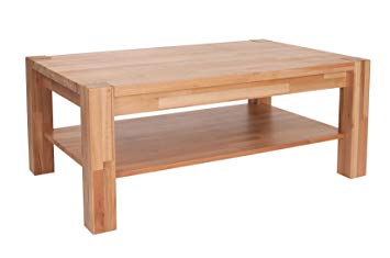 Table basse en bois lamellé collé