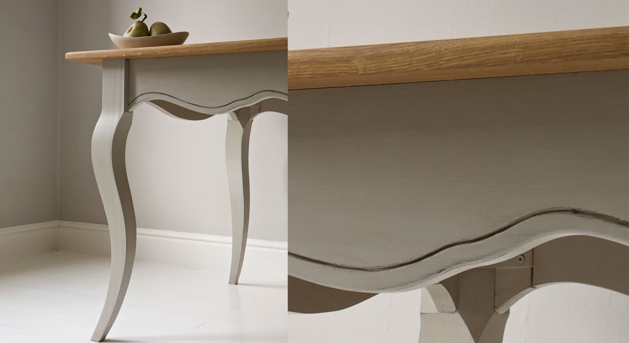 Table basse bois bleu