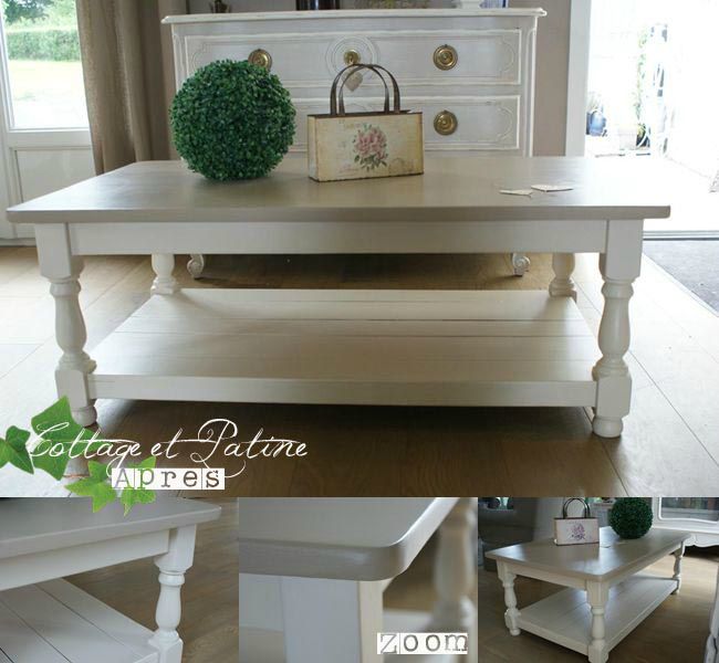 Comment patiner une table basse en bois