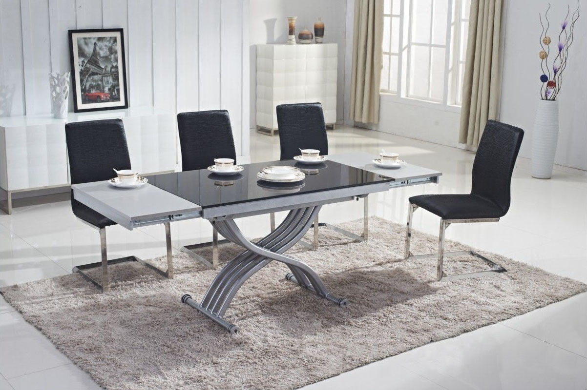 Table basse relevable à allonges zen