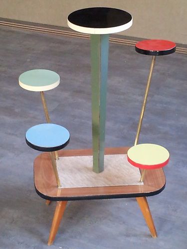 Table basse formica vintage 70