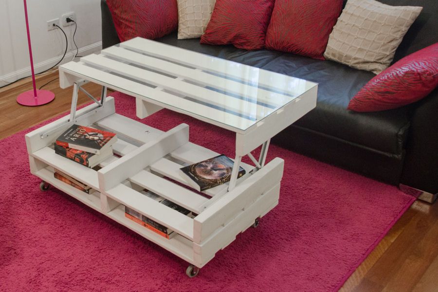 Tuto table basse relevable