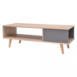 Table basse scandinave vert d'eau