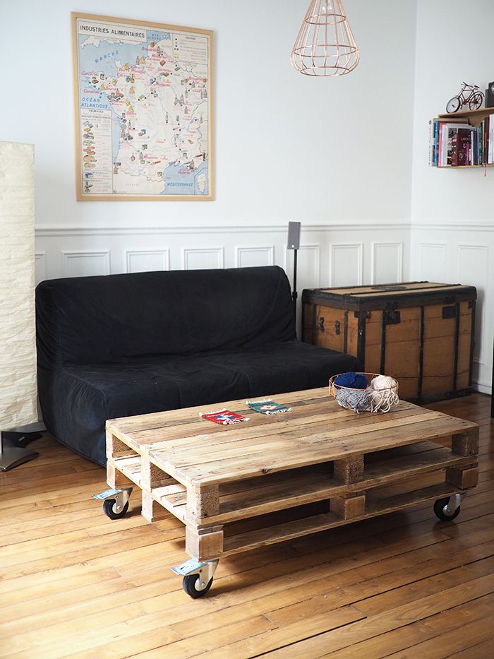 Fabriquer table basse avec une palette
