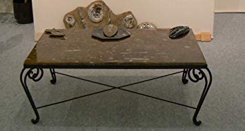 Table basse marbre fossile