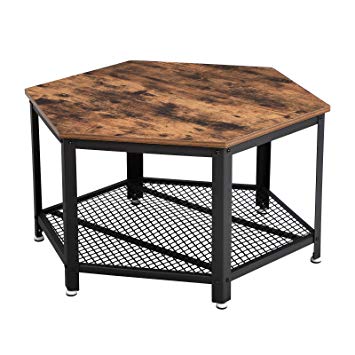 Table basse aspect bois
