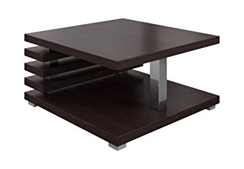 Table basse carrée wengé
