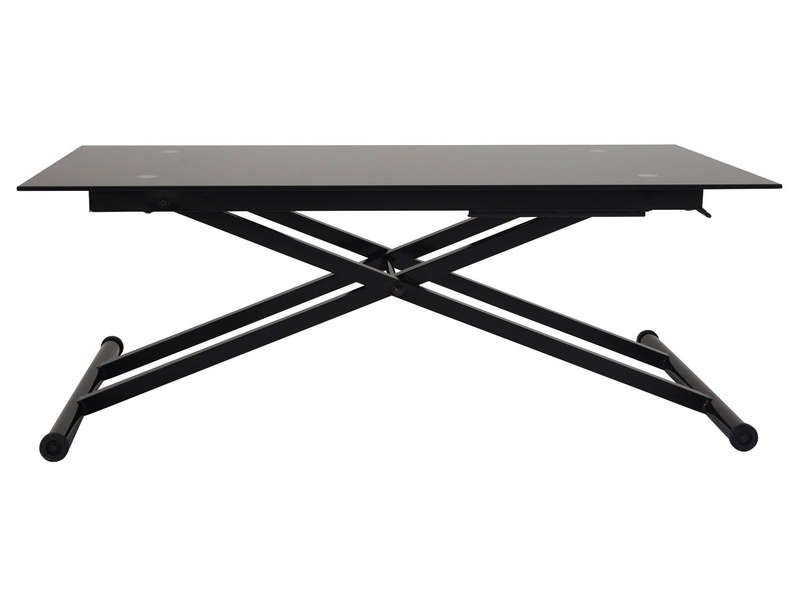 Table basse relevable reglable