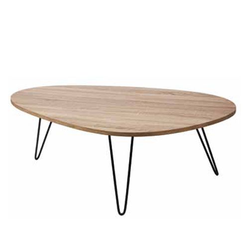 Table basse scandinave plateau bois