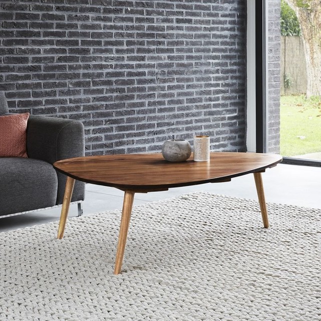 Table basse scandinave bois