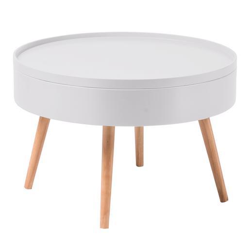 Table basse scandinave rangement