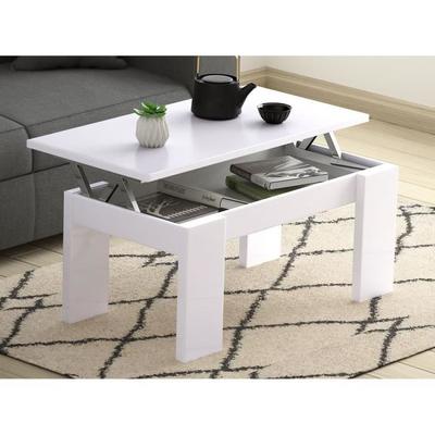 Table basse avec plateau relevable cdiscount