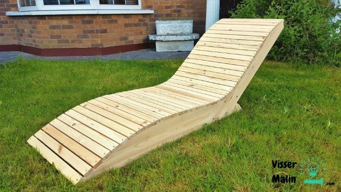 Table basse longue en palette