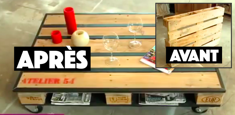 Comment fabriquer une table basse avec palette