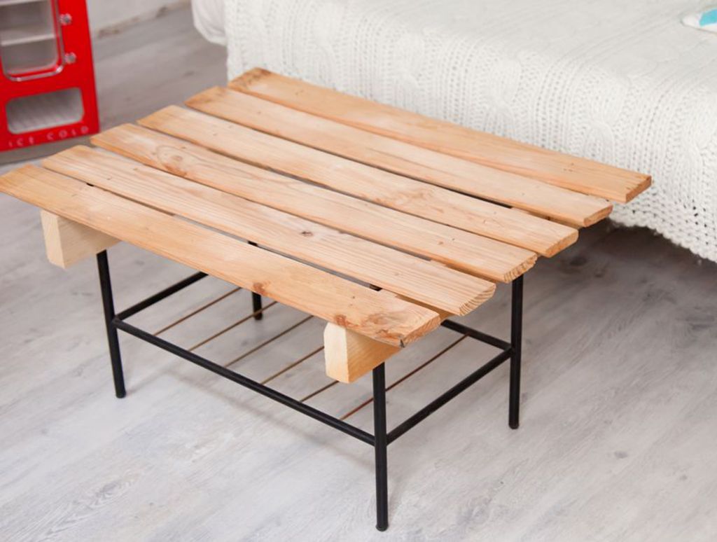 Creer table basse avec palette