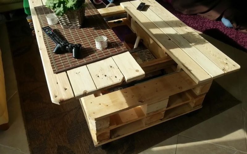 Creer une table basse avec une palette