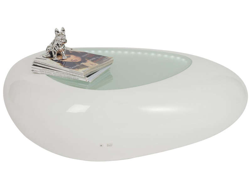 Table basse oeuf design