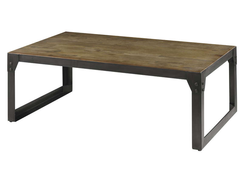 Table basse chene massif conforama
