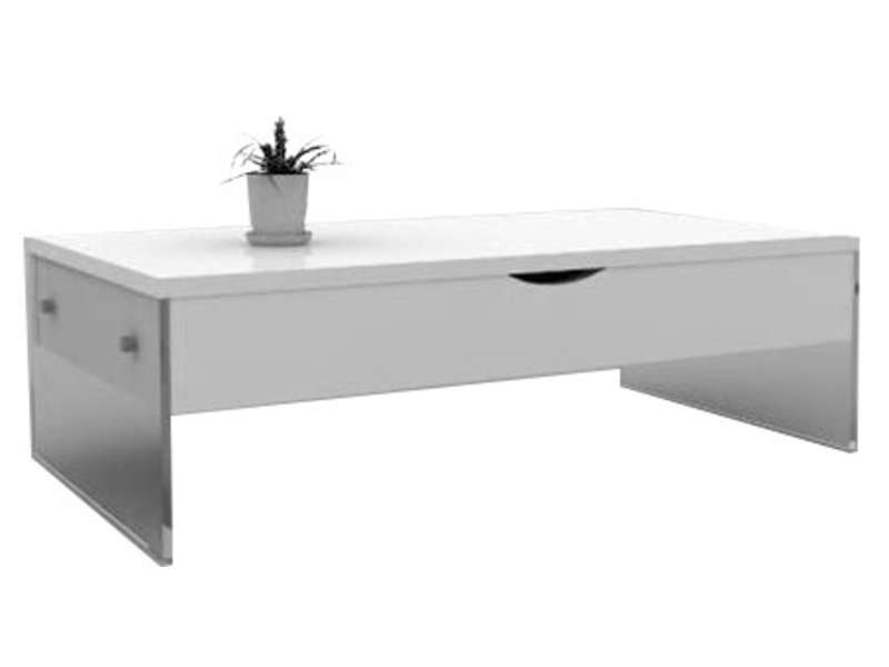 Table basse avec plateau relevable conforama