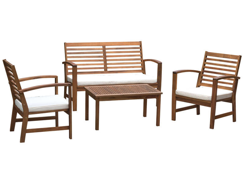Table basse bois salon de jardin
