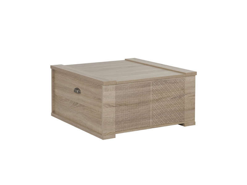 Table basse bois et fer conforama