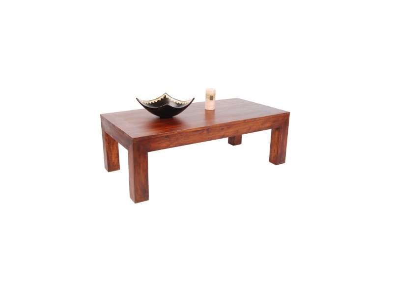 Table basse zen palissandre