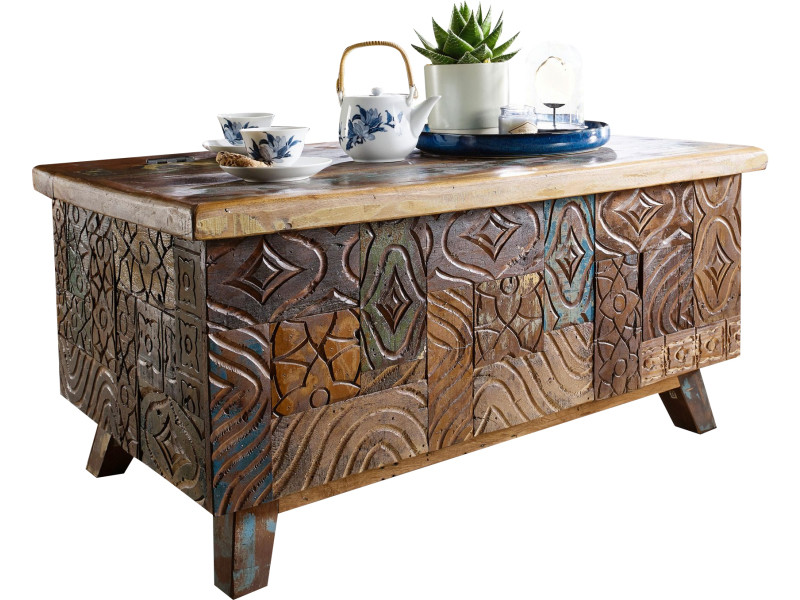 Dessin table basse bois