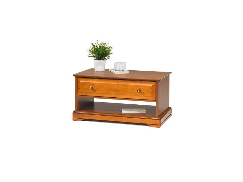 Table basse merisier conforama