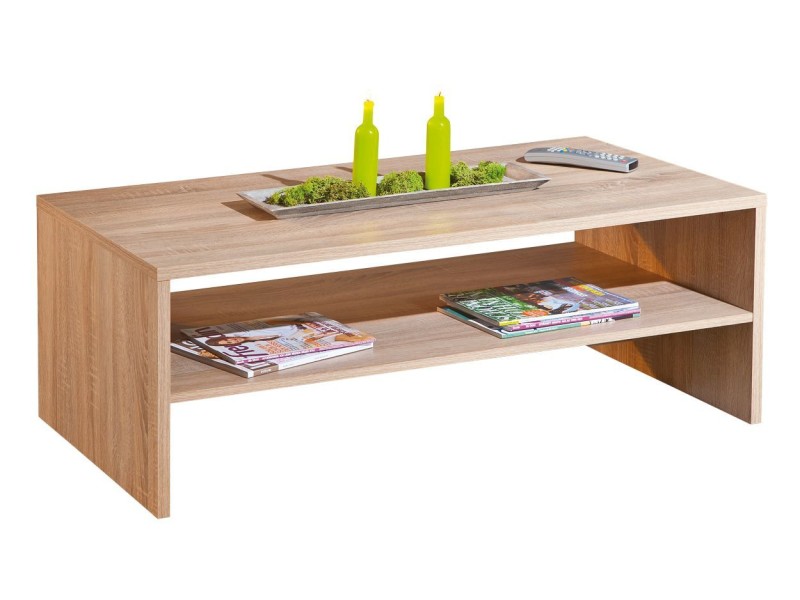 Table basse bois sonoma