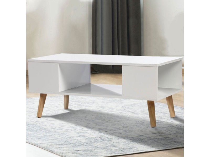 Table basse ambiance scandinave