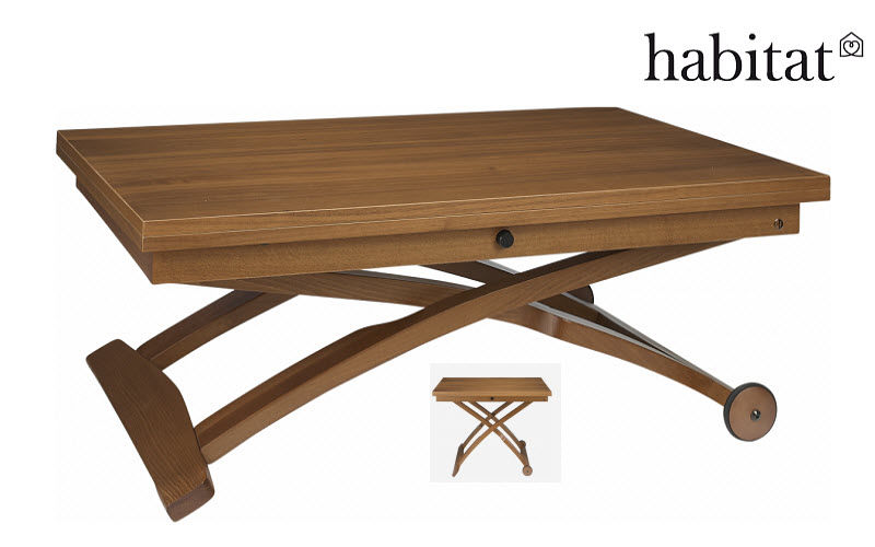 Table basse relevable extensible exterieur
