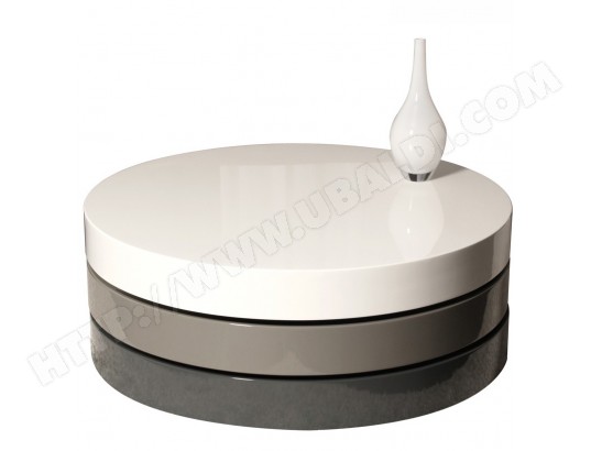 Table basse ronde verre pas cher