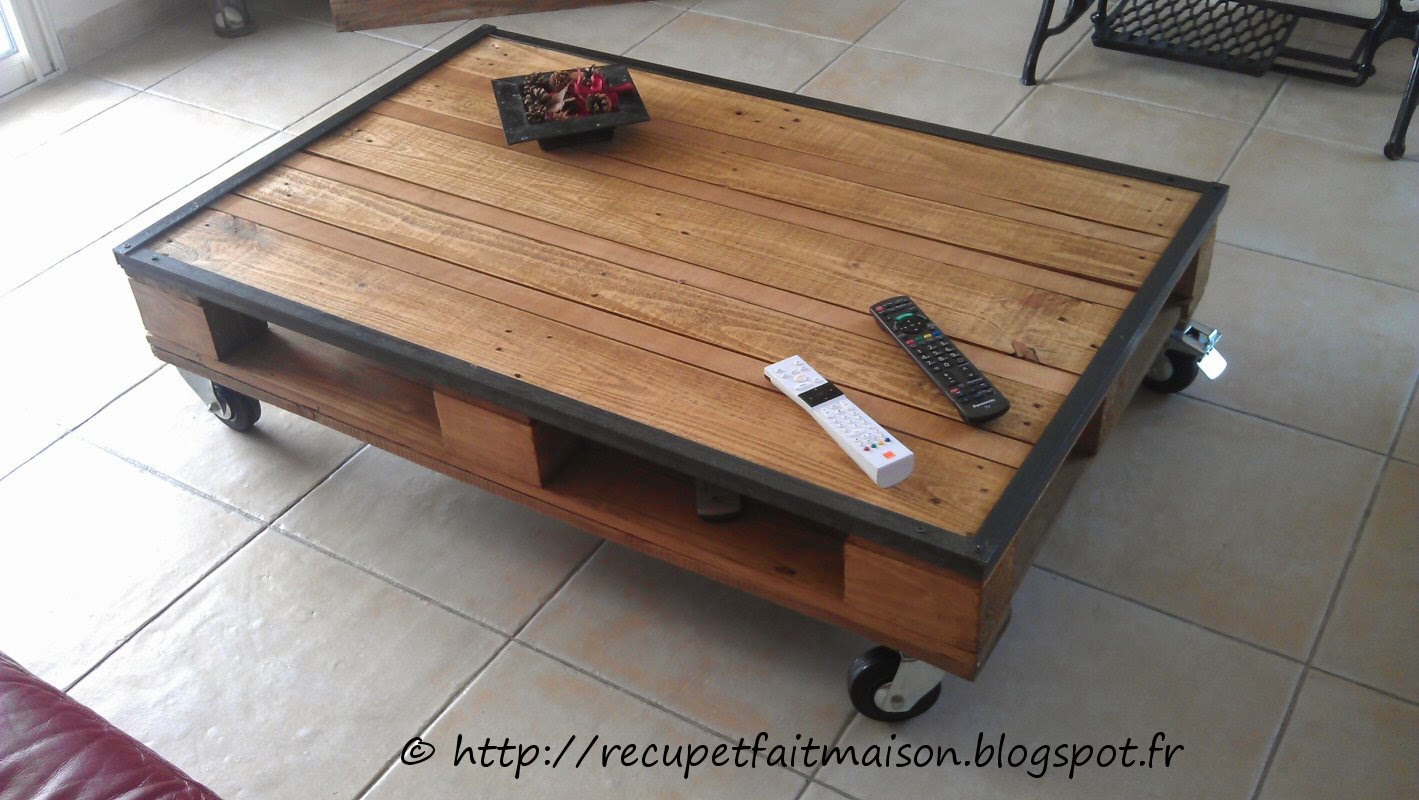 Table basse fait maison