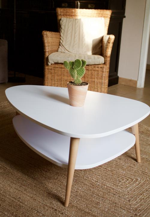 Table basse déco scandinave