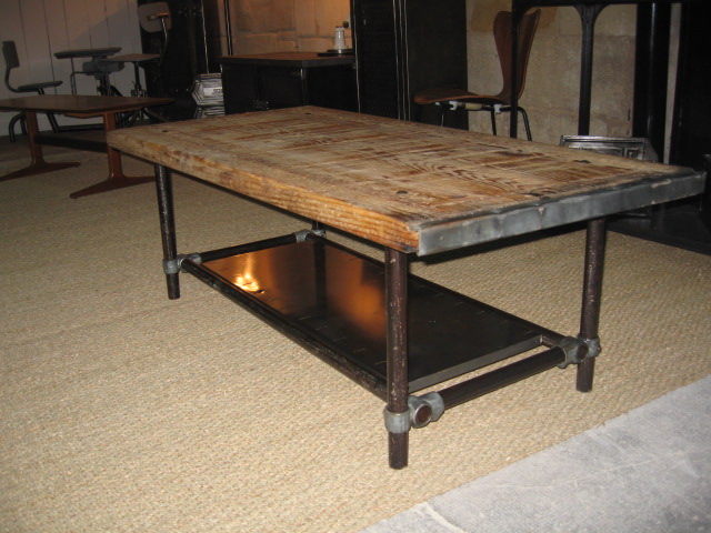 Table basse industrielle belgique