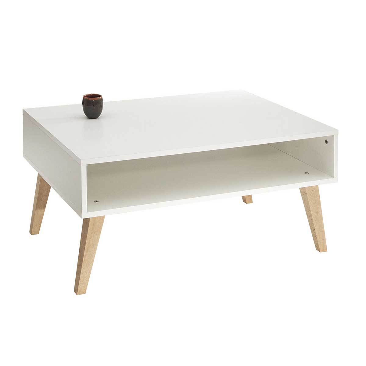 Table basse avec pied en bois