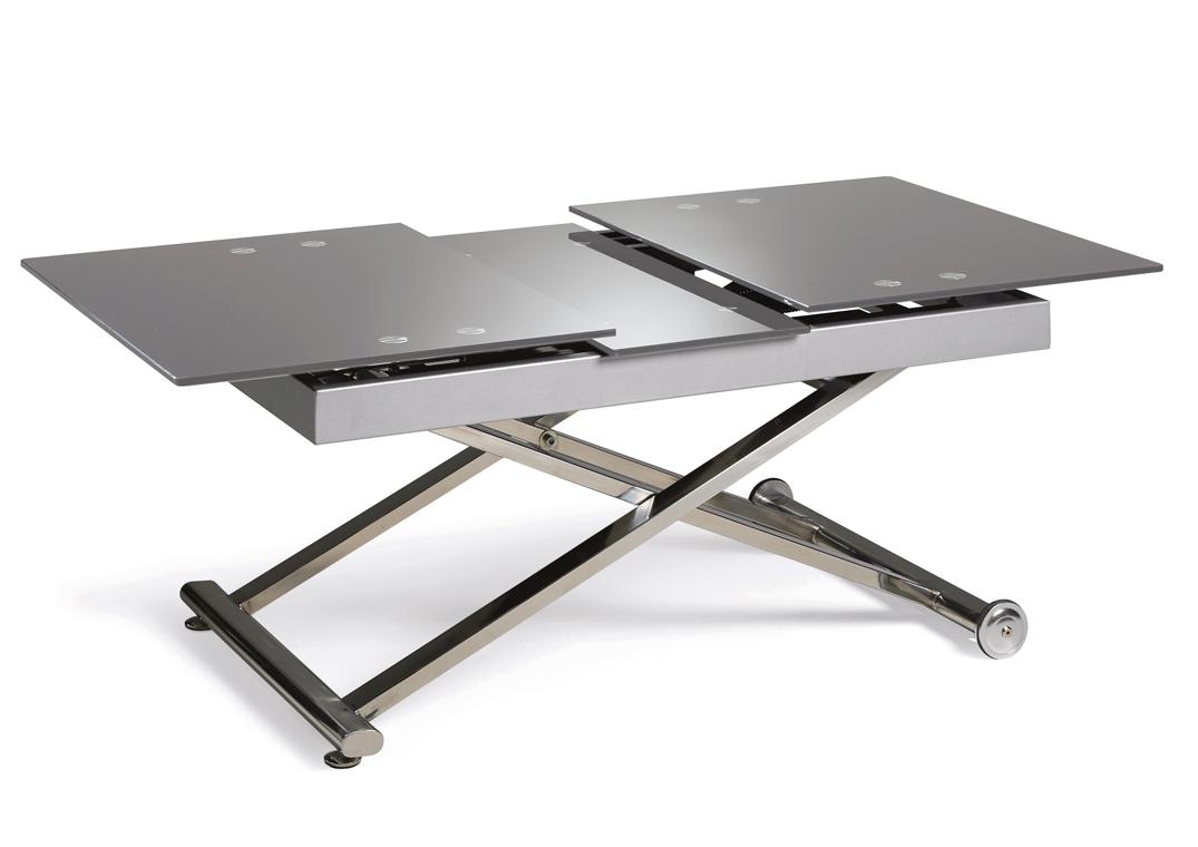 Table basse relevable extensible salle à manger